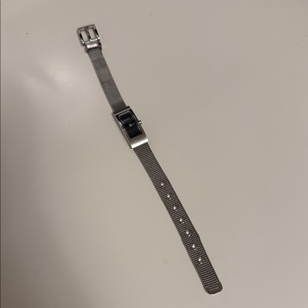 DKNY Silver Mesh Watch Strap
